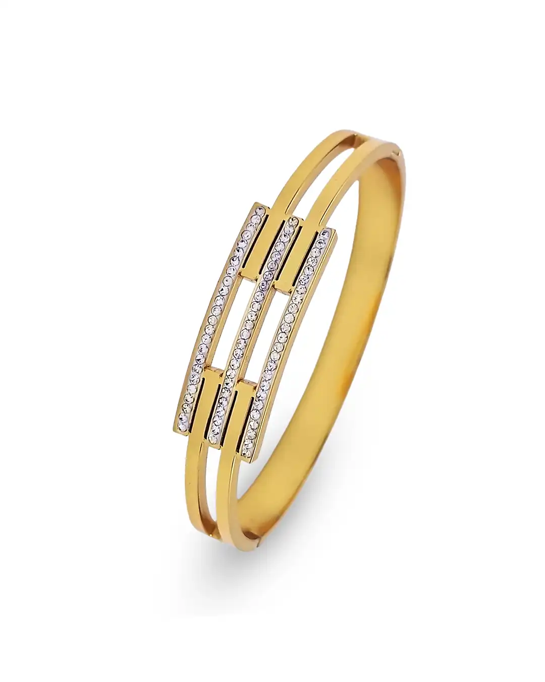 Femelis Gold-Plated CZ Kada – Kada 001 - Image 2