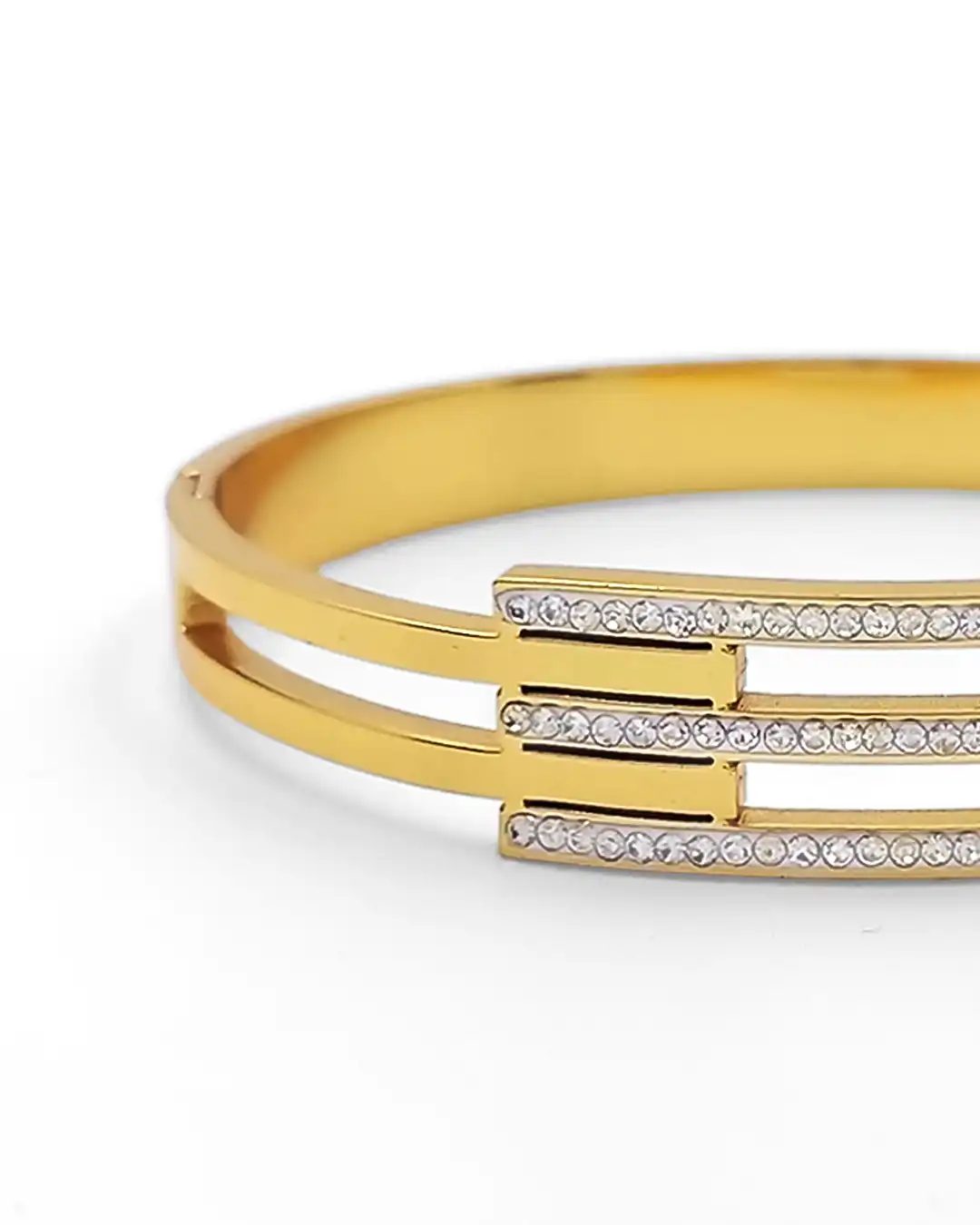 Femelis Gold-Plated CZ Kada – Kada 001 - Image 3